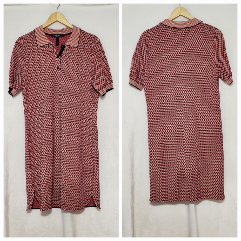 MARC CAIN Polo Dress Knitted In Germany